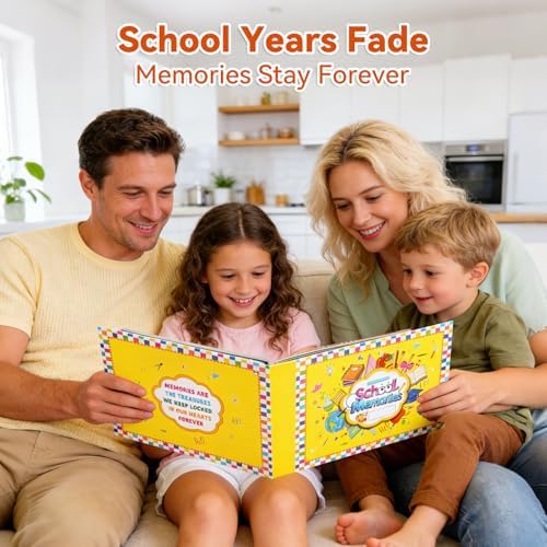 Large School Memory Book Keepsake Photo Album Scrapbook for Kids - Image 7