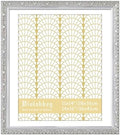 VIOLABBEY 14x16 Picture Frame Silver, Ornate Vintage Photo Frame by violabbey