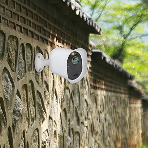 kwmobile Silicone Cover for Arlo Ultra/Arlo Pro 3 / Pro 4 Cover - TPU Protective Camera Skin with Sun Shield - Weather-Resistant - White - Image 2