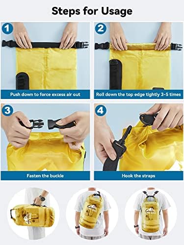 HEETA Dry Bag Waterproof Backpack with Phone Case 5L/10L/20L/30L/40L - Image 5