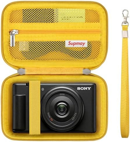 Hard Travel Case for Sony ZV-1, ZV-1F, ZV-1 II Digital Camera,Yellow by Supmay
