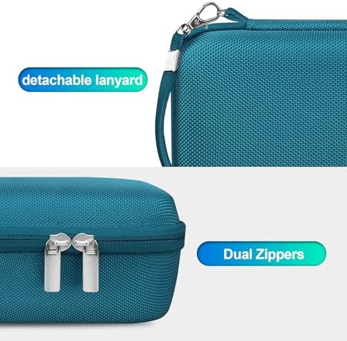 BOVKE Hard Carrying Case for FUJIFILM X-E5 Mirrorless Digital Camera, Extra Mesh Pocket for Batteries, SD Card, Charging Cables and More Additional Accessories, Blue - Image 4