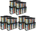 Evelots 12 Pack VHS Storage Bag-Movie Organizer-Video Tape-Handles-Hold 60-No Dust by Evelots