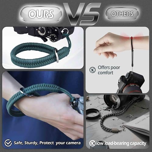 Paracord Camera Wrist Strap Lanyard-Quick Release for DSLR Mirrorless - Image 3