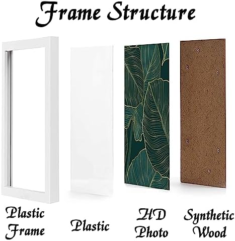 White 12x15 Picture Frame Set of 3, Lightweight Sturdy Gallery Wall Decor - Image 2