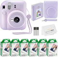 Fujifilm Instax Mini 12 Instant Camera + 60 Photo Prints + Accessories, Lilac Purple by FUJIFILM