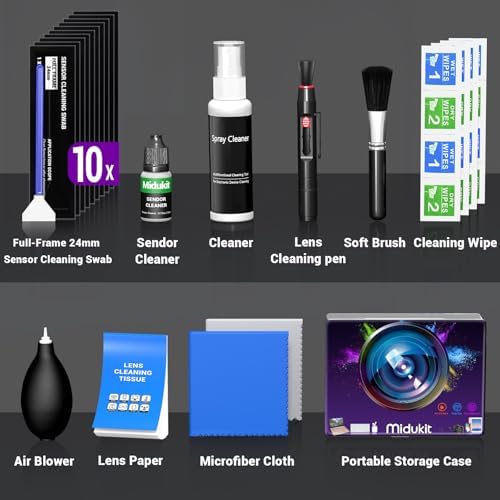 Updated Camera Lens Cleaning Kit, Camera Sensor Cleaning Kit Full Frame 10x - Image 2