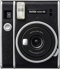 Fujifilm Instax Mini 40 Instant Film Camera with Built-in Selfie Lens, Auto Exposure, Auto Shutter Speed, Easy to Use, Stylish and Classic Design Polaroid Cameras for Pro or Beginners (Renewed) by Amazon+Renewed