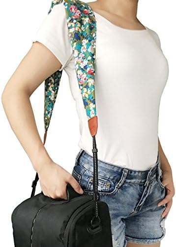 Alled Camera Neck Shoulder Belt Strap, Chevron Scarf Vintage Print Soft Coloful Camera Straps for Women/Men for DSLR/SLR/Nikon/Canon/Sony/Olympus/Samsung/Pentax ETC - Image 7