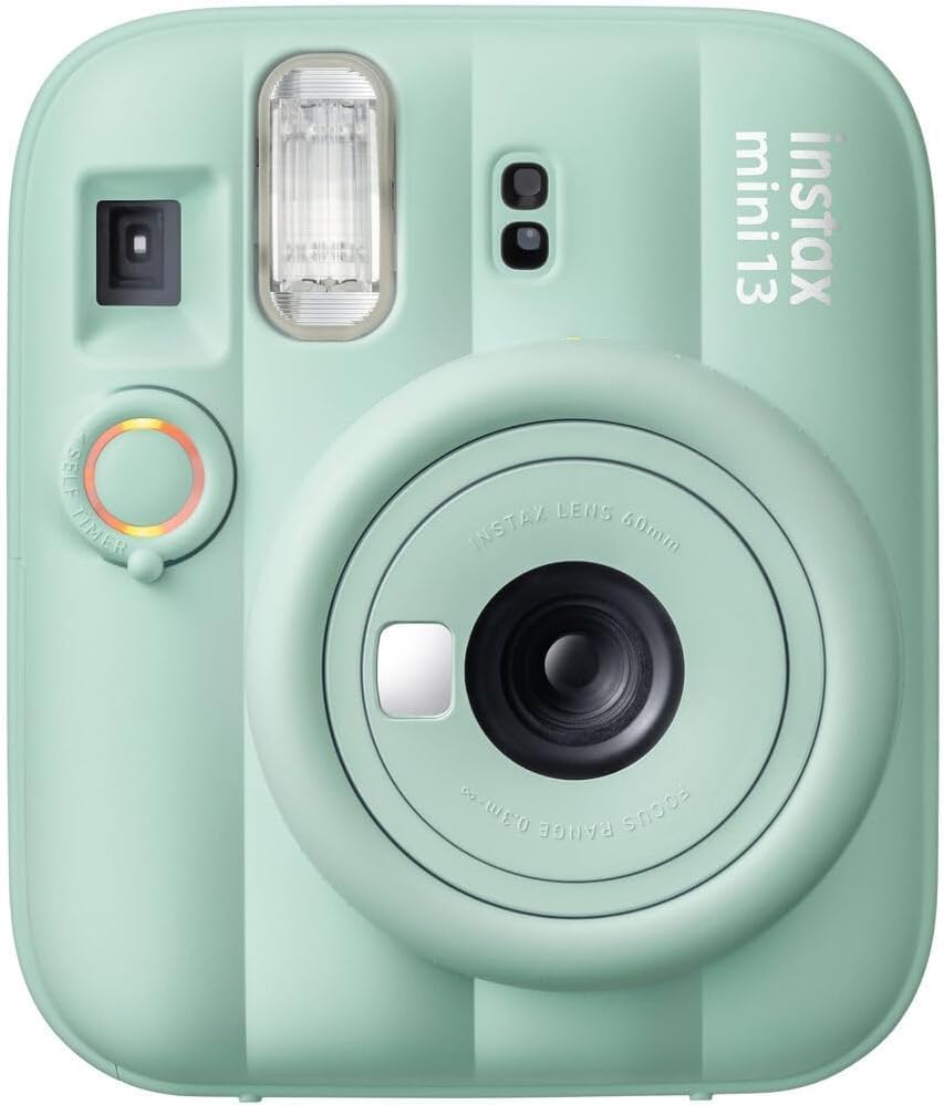 Fujifilm Instax Mini 13 Lagoon Green Instant Camera with 20-Sheet Film - Image 7