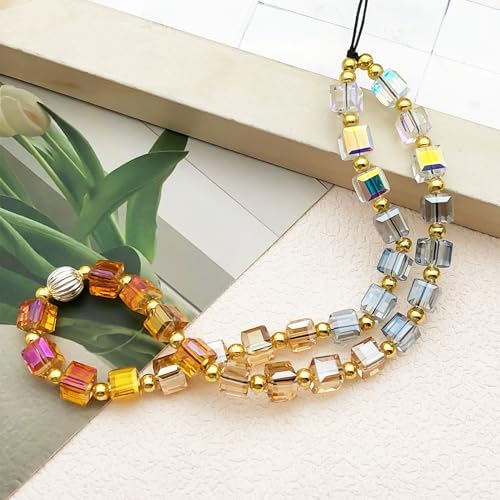 Beaded Camera Wrist Strap Cute Digital Camera Charm Lanyard Phone Chain Keychain Beaded Phone Lanyard Bag Charm - Image 5
