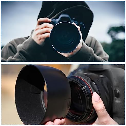 PATIKIL 40.5mm Lens Hood, Wide Angle Matte Surface Anti-Reflective Inside Hood with Cap and Cleaning Cloth for Camera Lens, Black for Nikon, for Fujifilm, for Pentax, for Leica - Image 7
