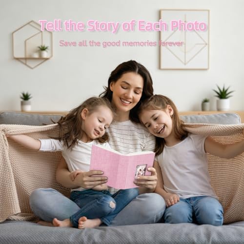 popotop Photo Album 4x6-100 Photos Photo Books with 100 Vertical Pockets,Linen Cover Albums for Family Wedding Anniversary Baby Vacation Pictures - Image 6