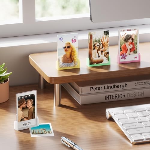 Grarry 6 Pack Mini Instax Frame, Polaroid Picture Frame for Mother's Day, 2x3 Picture Frames Small for Polaroid Fujifilm Instax Mini Film, White Baby Photo Frame - Image 4