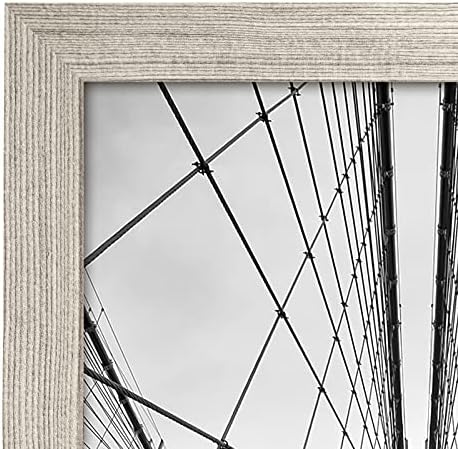 Americanflat 20x30 Poster Frame - Driftwood Engineered Wood with Polished Plexiglass - Wide Picture Frame for Vertical or Horizontal Wall Display - Epic Collection - Driftwood - Image 6