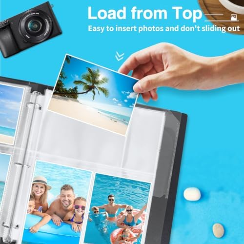 Fabmaker 30 Pack 4x6 Photo Sleeves for 3 Ring Binder, Hold 180 Photos - Image 4