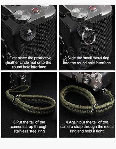 Camera Wrist Strap for Mirrorless Cameras, Quick Release Camera Wrist Strap, Camera Hand Strap with Safer Connector - Image 3