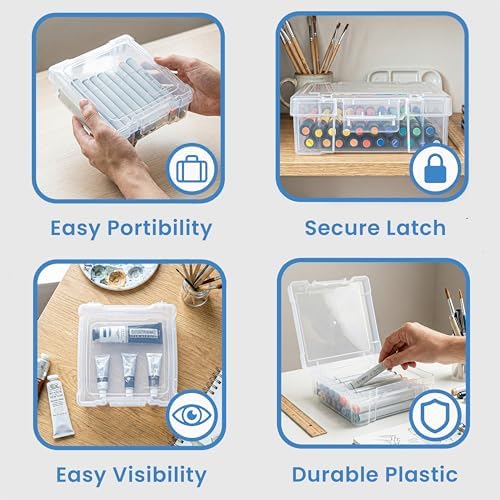ArtBin 6953AB ClearView 6" x 6" Box Art & Craft Organizer, [1] Plastic Storage Case, Clear - Image 4