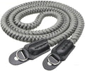 Paracord Camera Strap Long Camera Neck Shoulder Strap for SLR DSLR Digital Mirrorless Cameras 47inch/120cm Grey by HITHUT