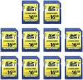 INLAND 16GB SDHC Flash Memory Card Standard Full Size SD Card (10 Pack) by INLAND