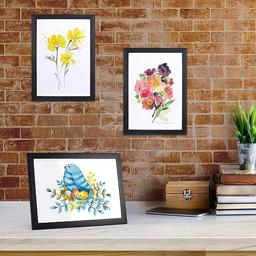 Giftgarden A4 Picture Frame Black Set of 12, Multi 8.3x11.7 Inches Photo Frames Bulk for Wall or Tabletop Display - Image 3