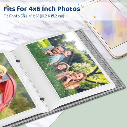 Fintie Photo Album 4x6 Photos - 52 Pockets Small Wallet Albums For Family - Image 2