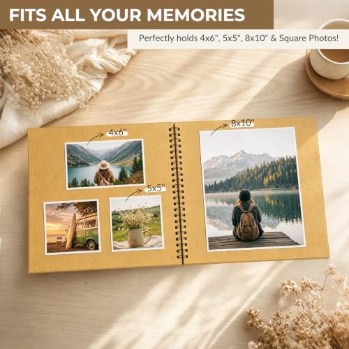 12x12 Scrapbook Album, 50 Pages Hardcover DIY Photo Memory Book - Image 5