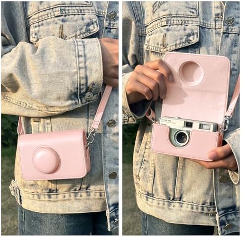 Camera Case for KODAK EKTAR H35 H35N Half Frame Film Camera, Pink - Image 5