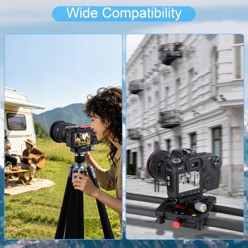 70mm Quick Release Clamp Compatible with Arca Swiss Style Plate for Tripod Ballhead Universal Quick-Change seat, monopod Head, Tripod Quick Release Plate - Image 2