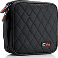 CCidea CD DVD Case Holder, Portable Disc Storage Wallet Binder, Multiple Capacity CD Organizer for Car Home Travel, Anti-Scratch Blu-Ray Game Disc Storage (Black) by CCidea