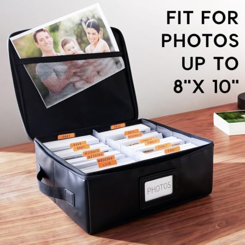 Viesembo Photo Storage Box, Holds up to 2000 4x6 Photos - Image 5