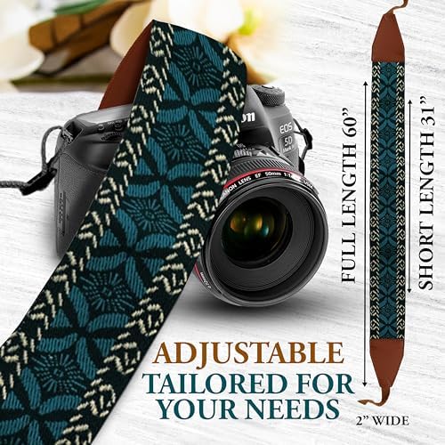 Art Tribute Camera Strap Personalized With Name - Image 4