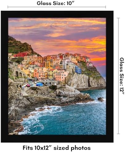 Americanflat 10x12 Picture Frame - Engineered Wood - Black - Image 2