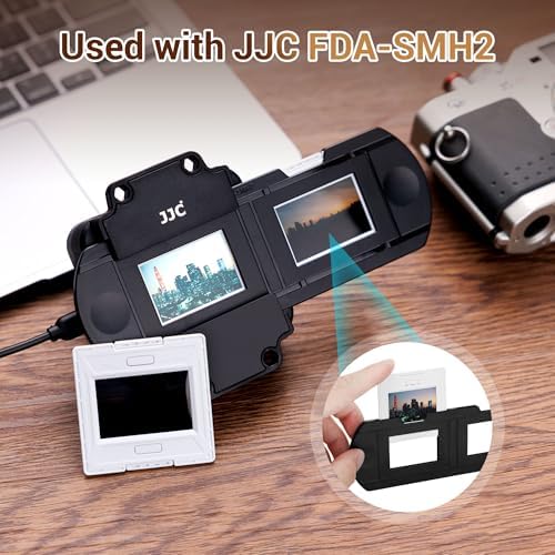 JJC 35mm Slide Mount, 25-Pack Glassless Slide Holder, 5x5cm Frame, ABS - Image 6