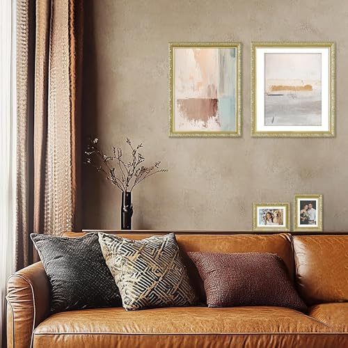 VIOLABBEY 12x16 Picture Frame Gold, Ornate Vintage Photo Frame - Image 6