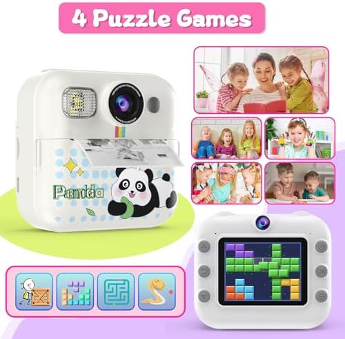 Kids Camera Instant Print, Toddler Camera Toy Birthday Gifts for Girls 3-10 - Image 4