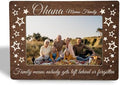 Family Picture Frame Gifts - Hawaiian Gifts - Ohana Means Family Wooden Photo Frame 4x6, Gift for Mom Dad Grandma Grandpa by Unknown