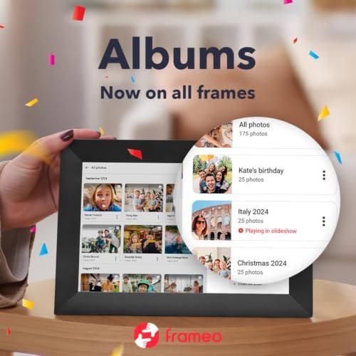 32GB FRAMEO 10.1 Inch Smart WiFi Digital Photo Frame - Image 4