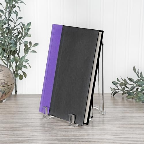 Plymor Clear Acrylic Ribbon-Style Display Easel, 7.5" H x 4" W x 6" D (6 Pack) - Image 2