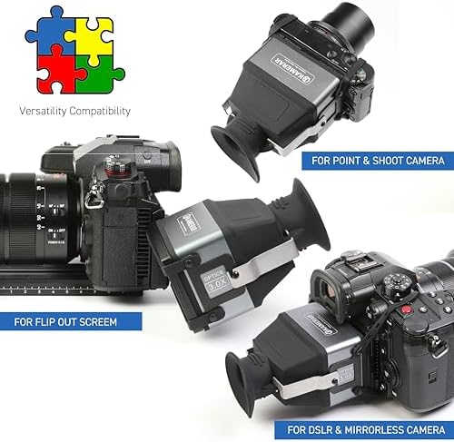Kamerar CVF-2 LCD Viewfinder 3X Magnifier for 3.0" and 3.2" LCD Screen - Image 4