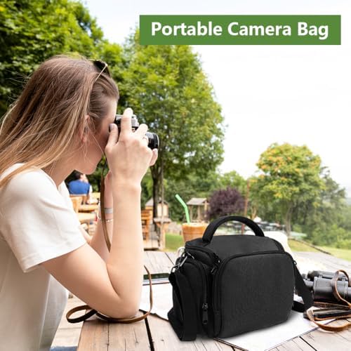 Ainiv DSLR Camera Bag, Large Waterproof Anti-Shock SLR Camera Case, Black - Image 7