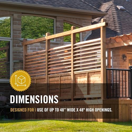 Nuvo Iron LSB48 Hardware System-Holds up to 11 Boards Louver, Black Designed for use of up to 48"W - Image 6