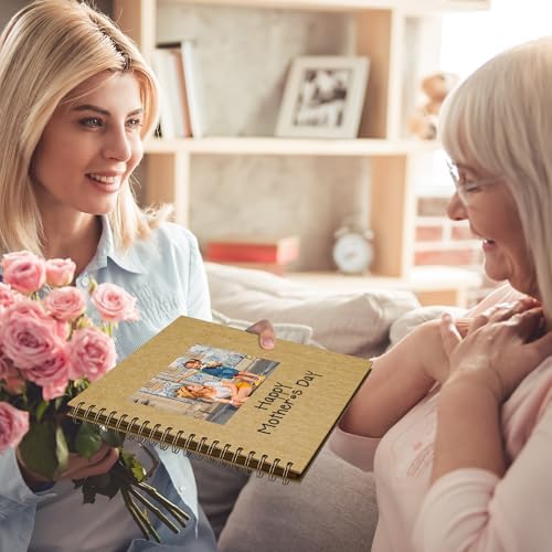 Scrapbook Photo Album 10"x10" 20 Sheets 40 Pages Hardcover Kraft Paper - Image 6