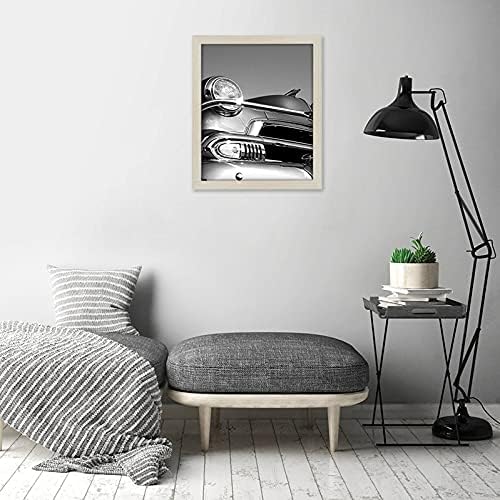 Americanflat 18x24 Poster Frame - Engineered Wood with Polished Plexiglass - Wide Picture Frame for Vertical or Horizontal Wall Display - Epic Collection - Light Wood - Image 4