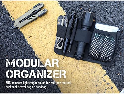 LIVANS Tactical Bag Insert Panel Organizer, Hook and Loop Modular Organizer - Image 2