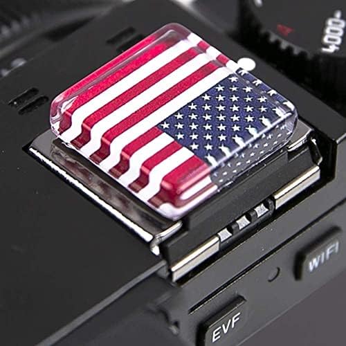 Foto&Tech Camera Hot Shoe Cover Compatible with Nikon Z5 Z6 Z6 II Z7 Z7 II Z9 Cameras (US Flag) by FOTO%26TECH