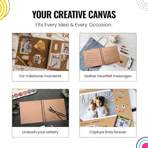 12x12 Modern Shop Scrapbook Album| Hardcover & Extra Thick- 250gsm 100 page - Image 3