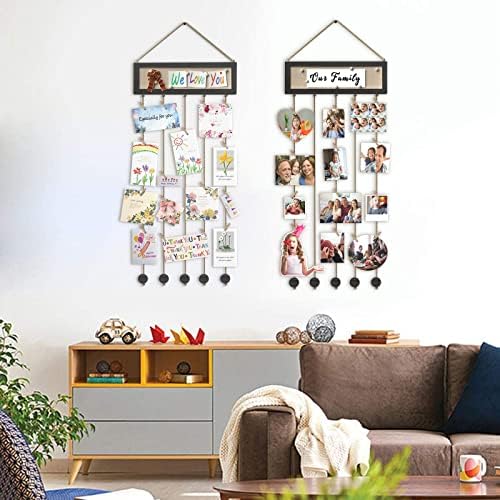 Bikoney Collage Picture Frame with Bulletin Board Photo Display - Black - Image 3