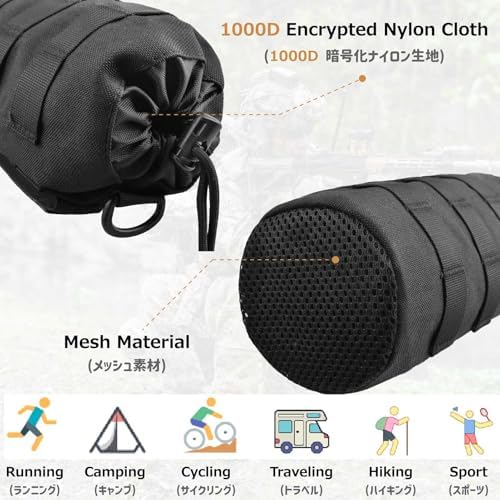 Azarxis Molle Pouches, Tactical Compact EDC Small Utility Pouch Waist Bags Sundries Storage Admin Organize Gear Gadget for Military Backpack - Image 4