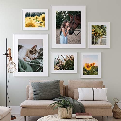 upsimples 16x20 Picture Frame, Gallery Wall Frames Set of 5, White - Image 2